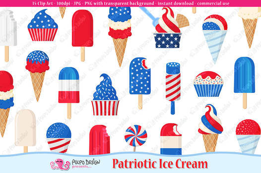 Patriotic ice cream