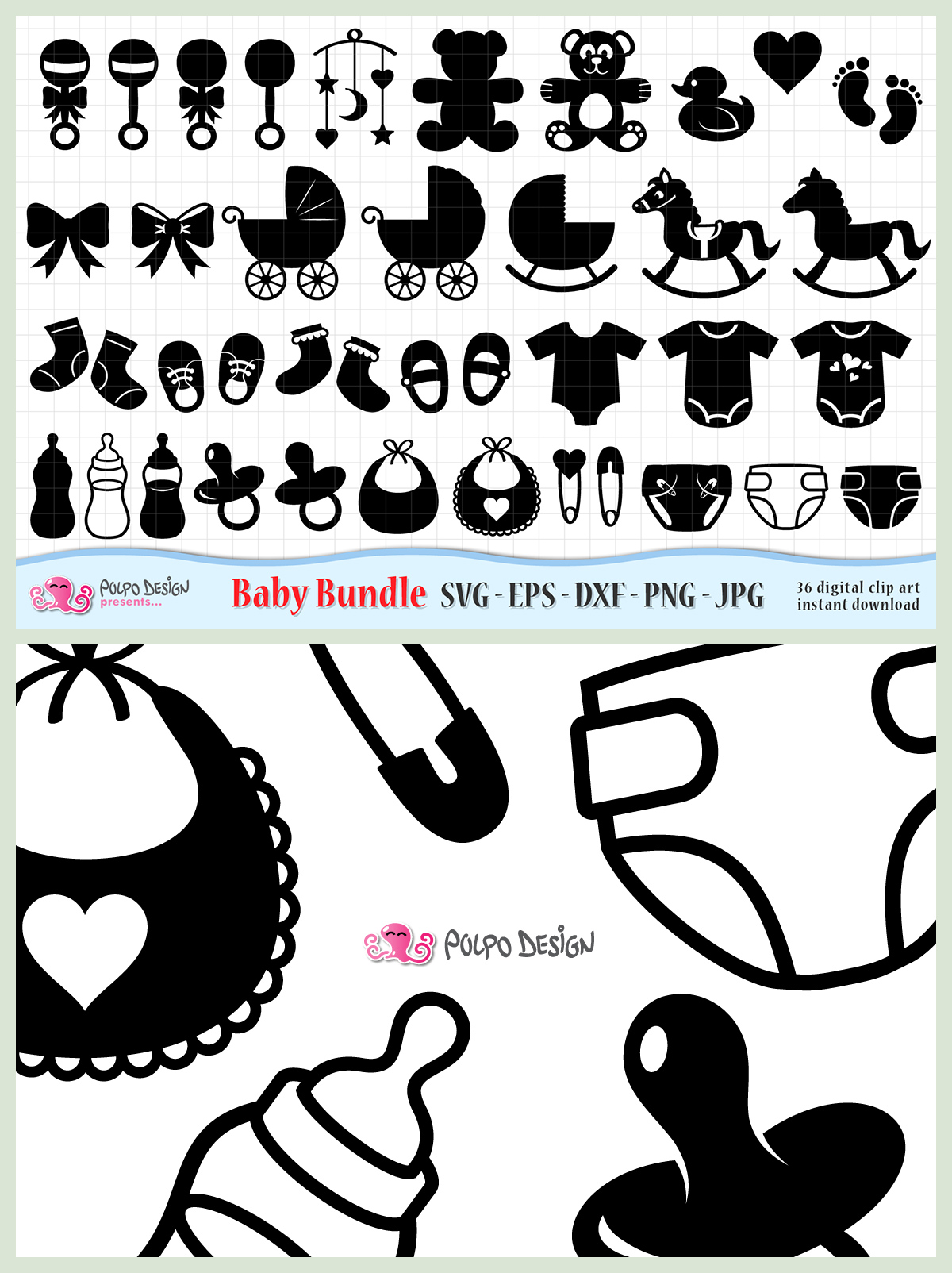 Download Baby Svg Bundle By Polpodesign On Deviantart