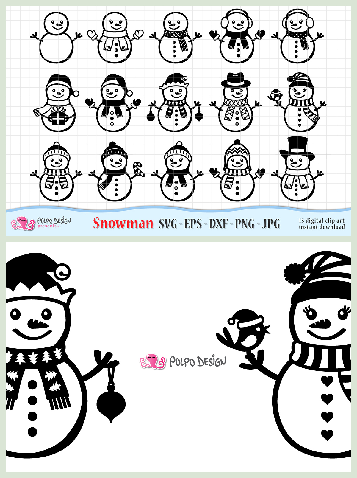 Download Snowman Svg Eps Dxf Jpg And Png By Polpodesign On Deviantart