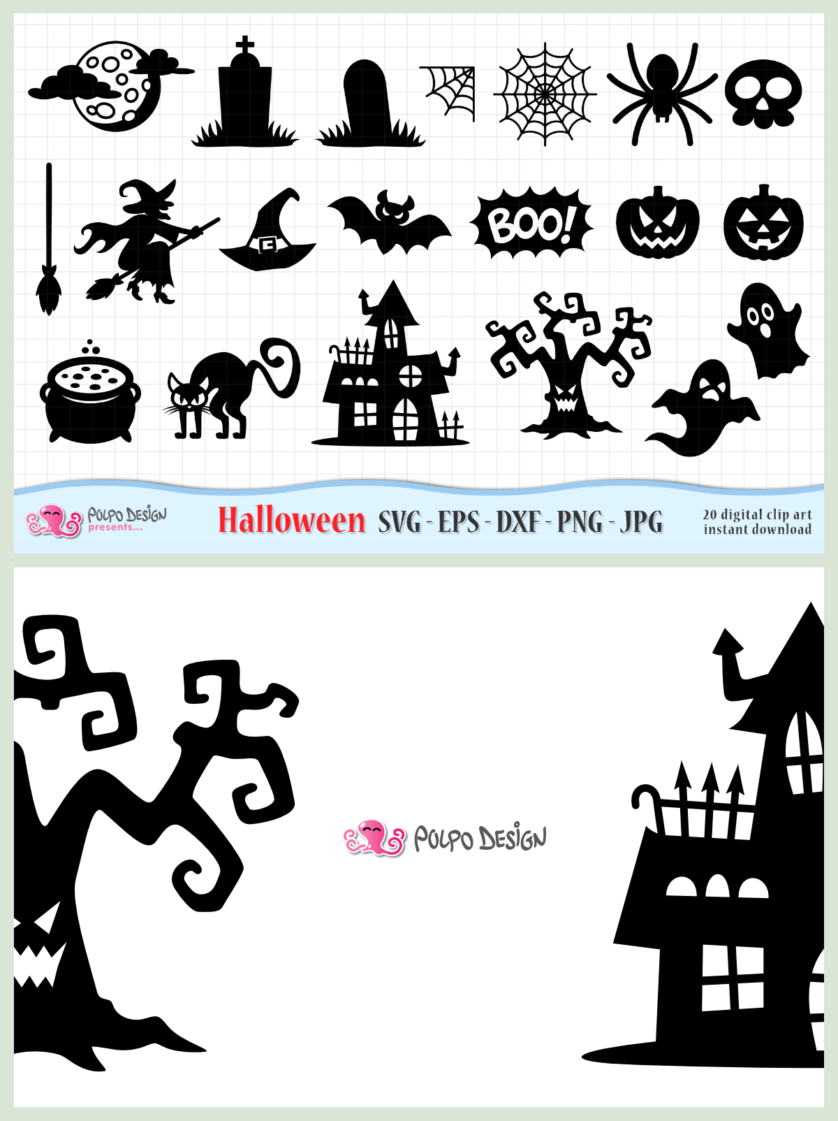 Download Halloween Svg Eps Dxf Png And Jpg By Polpodesign On Deviantart