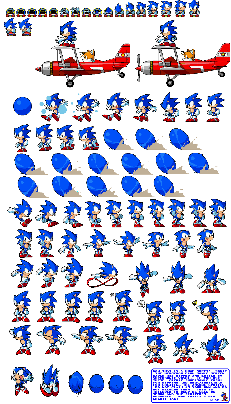 Posted By Dr0sik At - Sonic Animation Sprite Sheet, HD Png