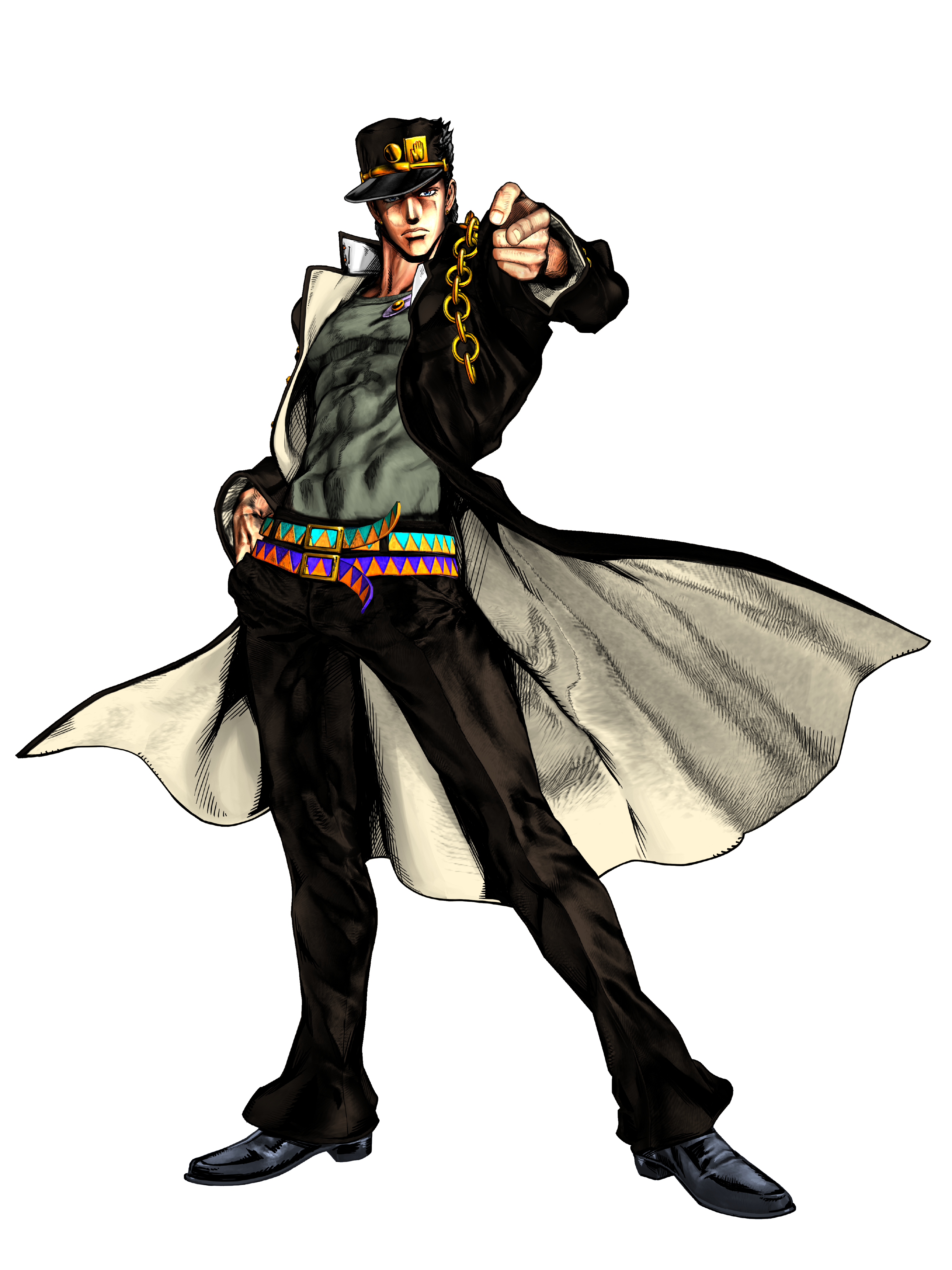 Jotaro Kujo Anime recolor by MKRUdesign on DeviantArt