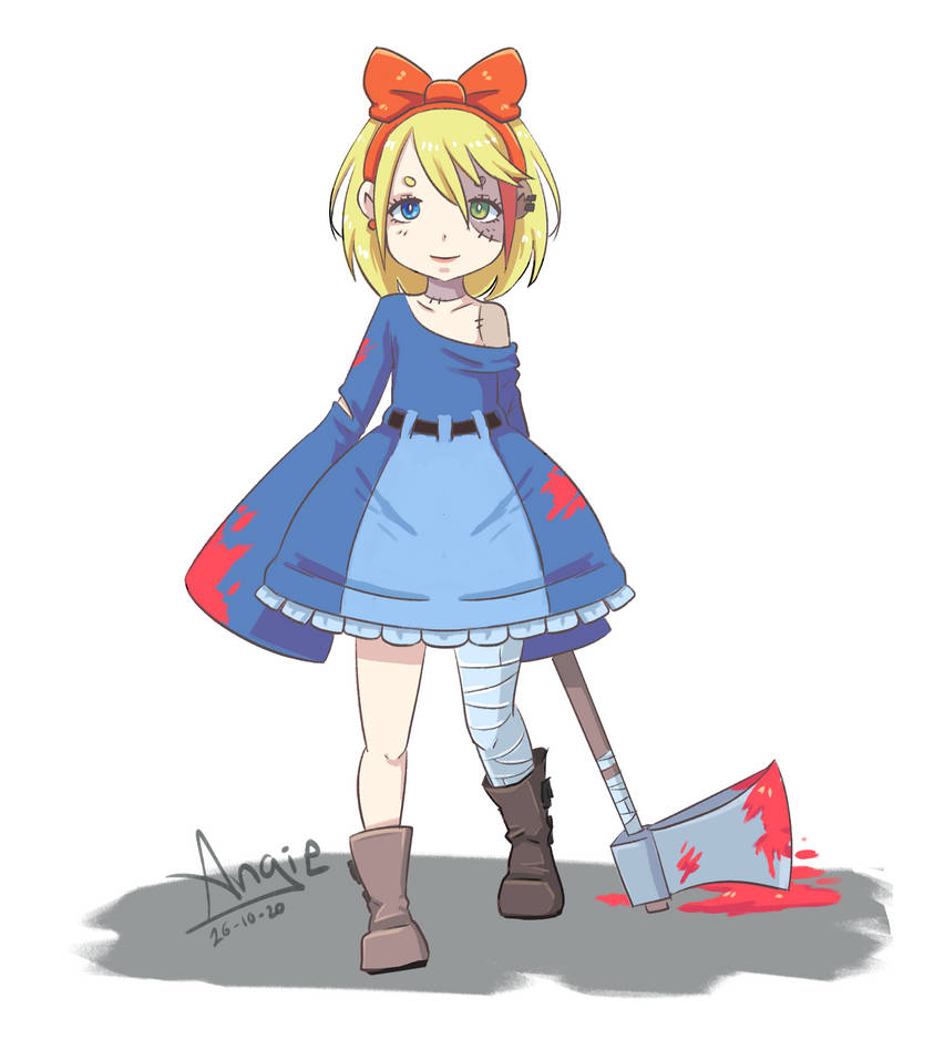 Axe xombie girl by angiethecat2 on DeviantArt