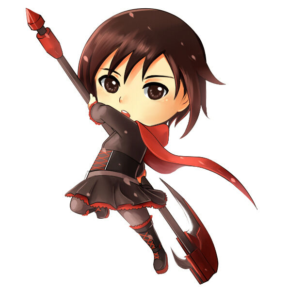 Ruby RWBY Chibi Commission Sample by FirstiArt on DeviantArt