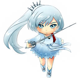 Weiss RWBY Commission Sample