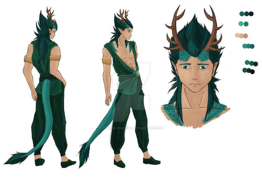 Dragon Character concept by Kitsune-WingStar on DeviantArt