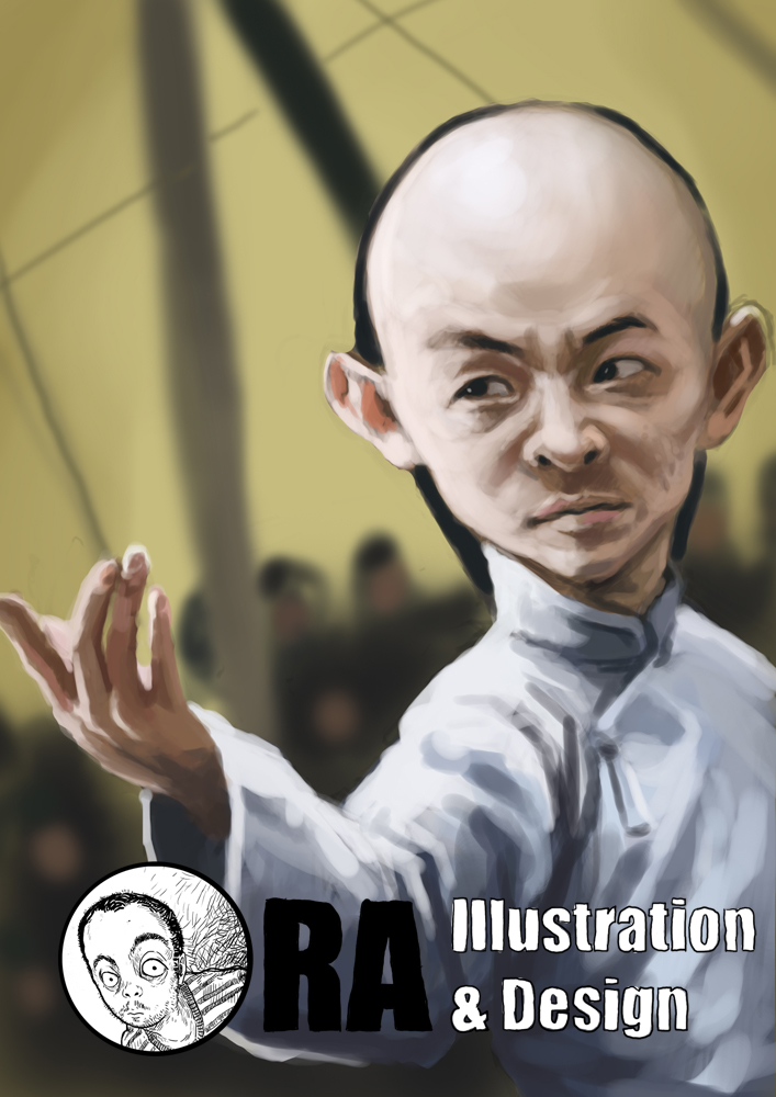 Jet Li Caricature