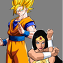 SSJ2 Goku X Wonder Woman