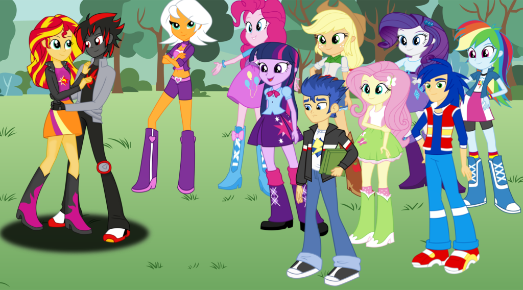 Shadow and Sunset Shimmer Become A Couple