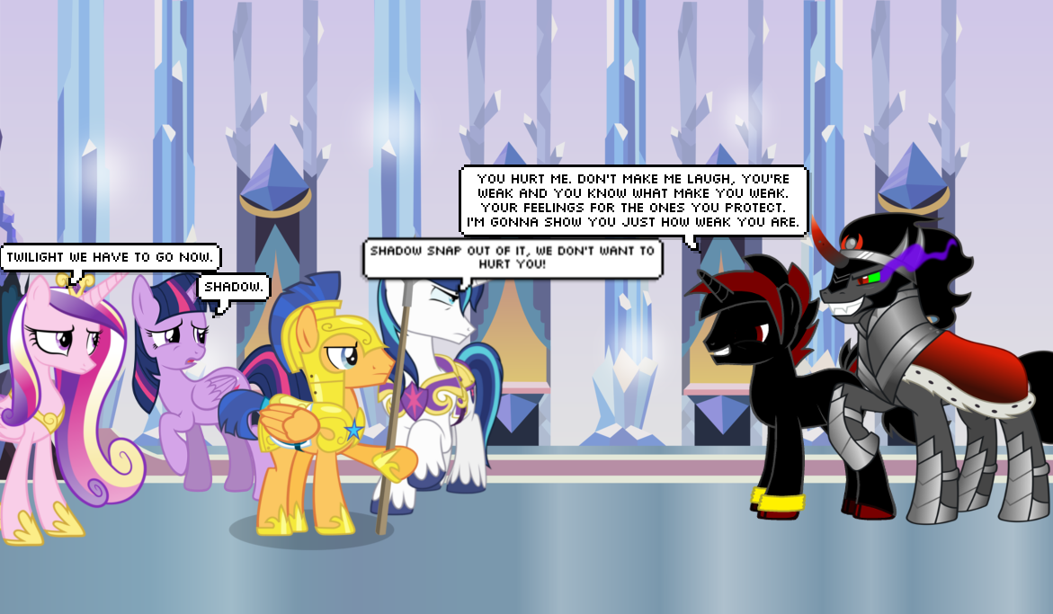 Dark Shadow and Sombra Invades The Crystal Empire