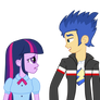 Flash Sentry and Twilight Sparkle