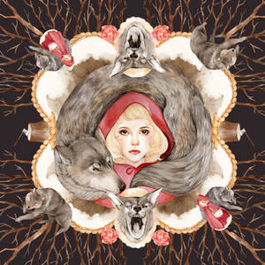 Red riding hood scarf design