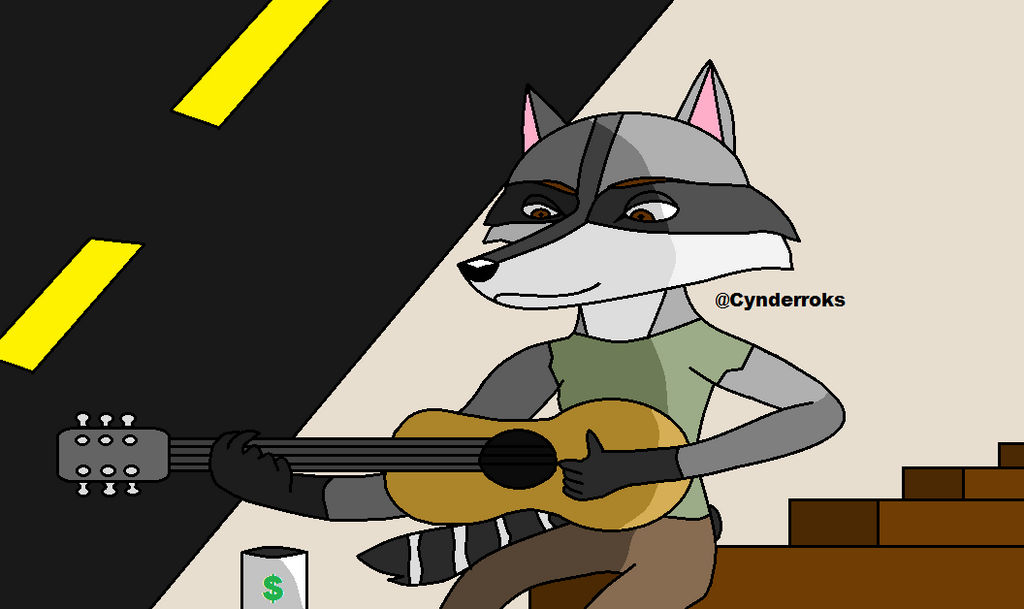 Shayne the Homeless Raccoon by Cynderroks on DeviantArt