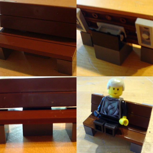 Lego Inverted Bench Lego Bench by chefgeoff on DeviantArt