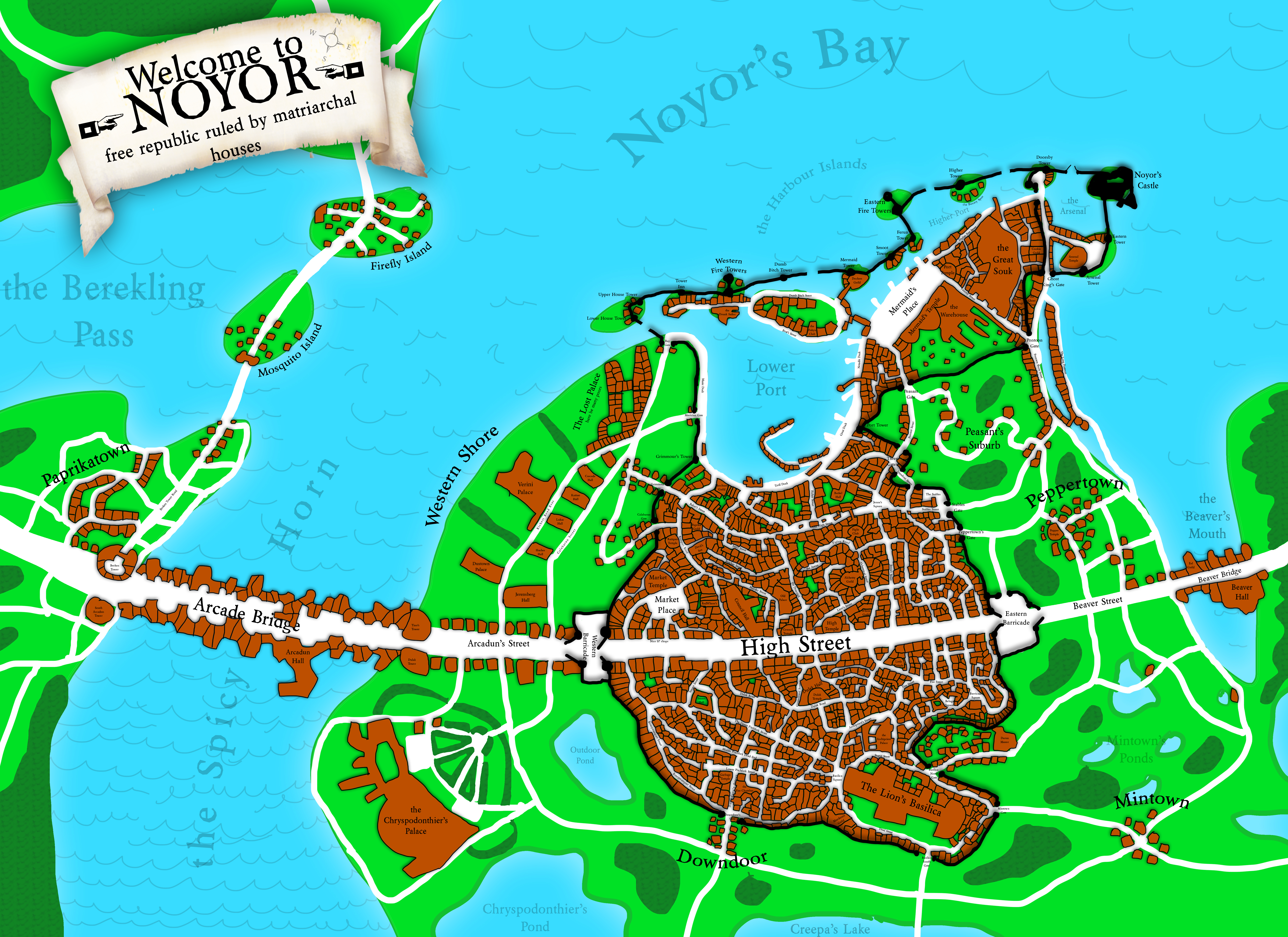 Noyor - a city map