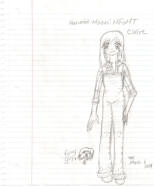 harvest moon claire by harvestmoonlover27 on DeviantArt