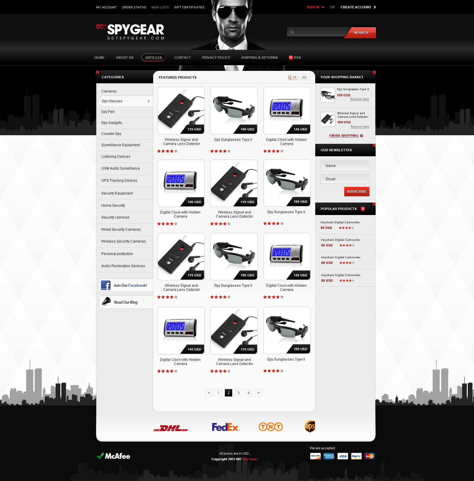 Spy Ecommerce