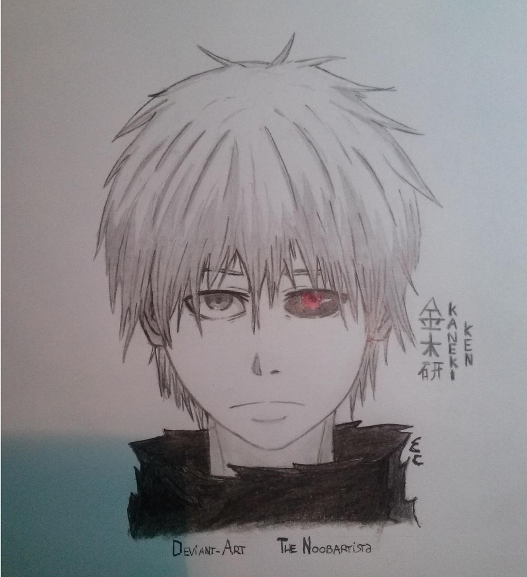 Kaneki Ken Tokyo Ghoul Sketch By Thenoobartista On Deviantart