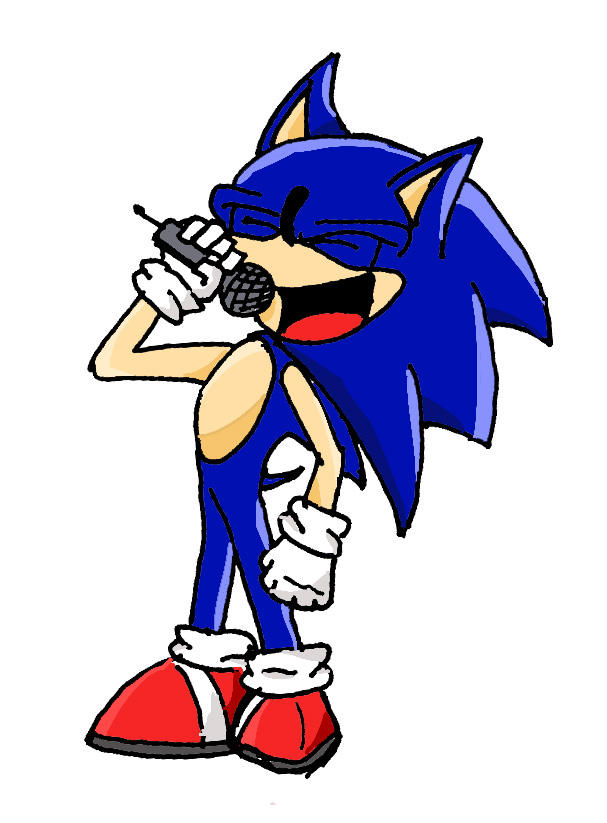 Sonic singing 2 by sonicfans100 on DeviantArt