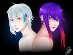 Nero and Stefan - Human Form by CIELO-PLUS