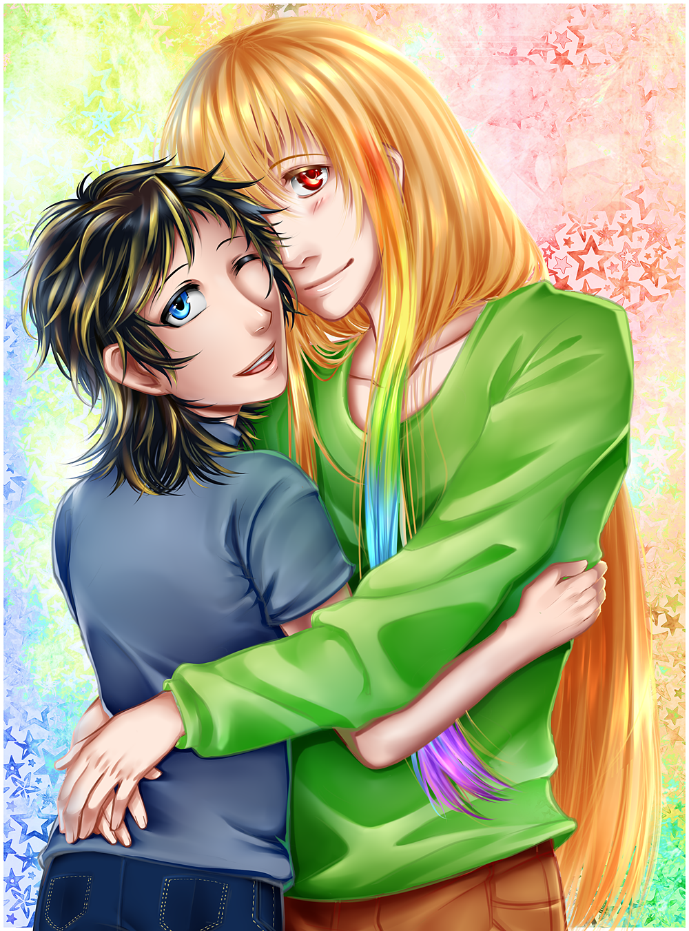 OC - Luck and Nao by CIELO-PLUS
