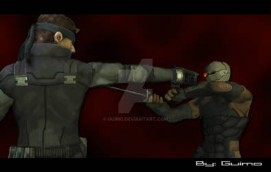 Solid Snake vs. Gray Fox