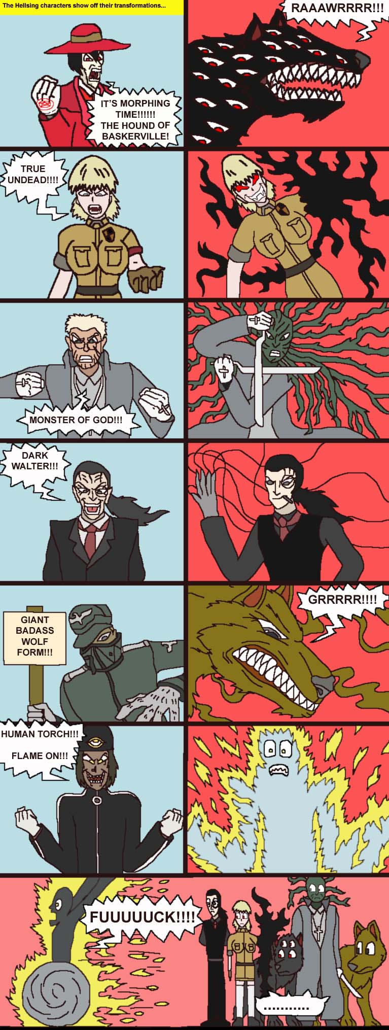 Hellsing bloopers 5-Transform by fireheart1001 on DeviantArt Hellsing bloopers 5-Transform by fireheart1001 on DeviantArt