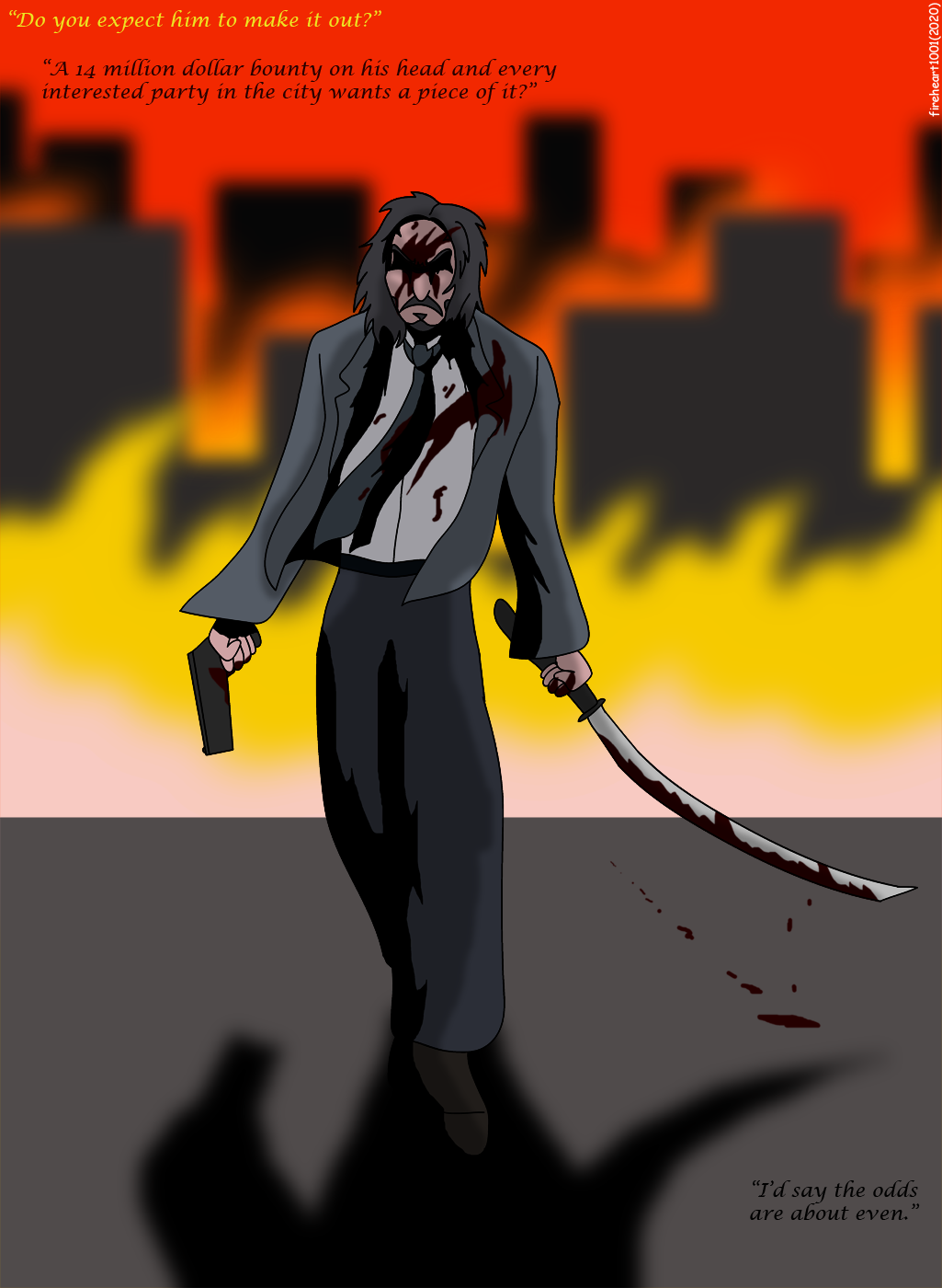 John Wick's brutal combo by PhillyWasPM on DeviantArt