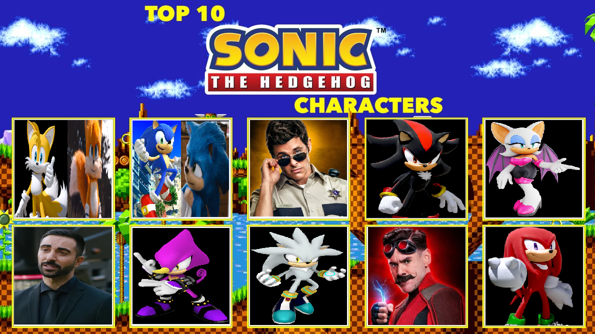 Top Ten Favorite Sonic Characters by MorganTheFandomGirl on DeviantArt