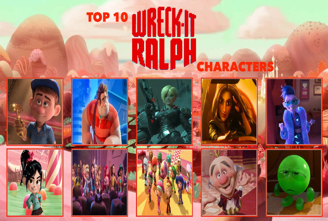 My Top Ten Favorite Wreck It Ralph Characters by MorganTheFandomNerd on ...
