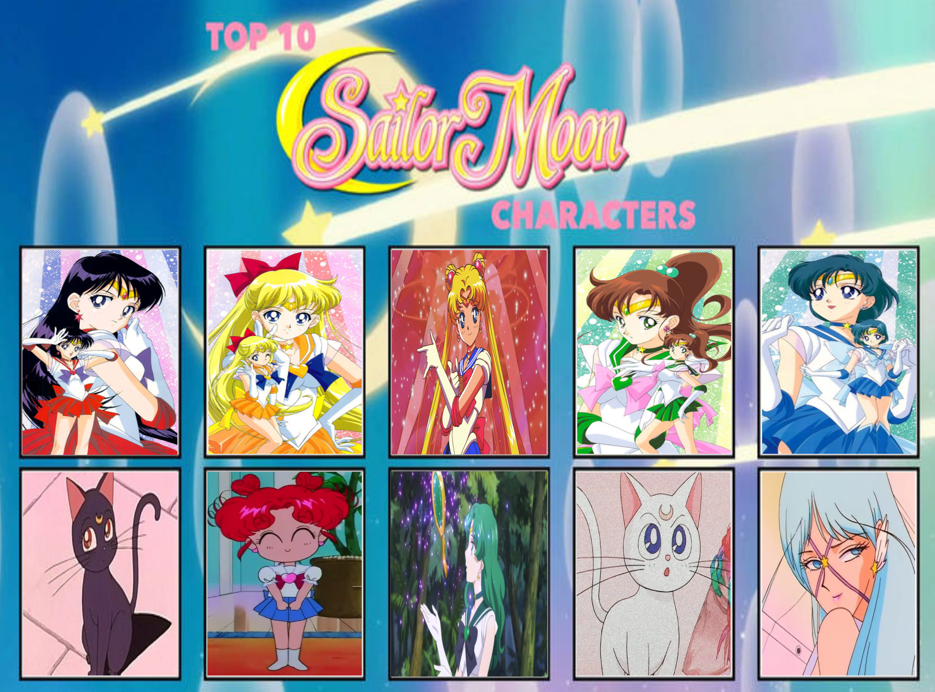 My Top Ten Favorite Sailor Moon Characters by MorganTheFandomGirl on  DeviantArt