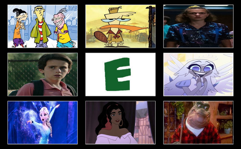 Favorite E Characters by MorganTheMovieGeek97 on DeviantArt