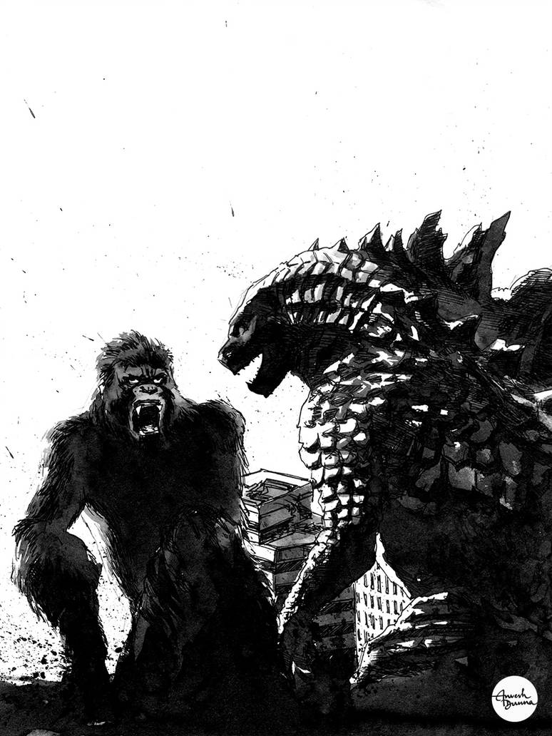 Godzilla vs. Kong by anveshdunna on DeviantArt