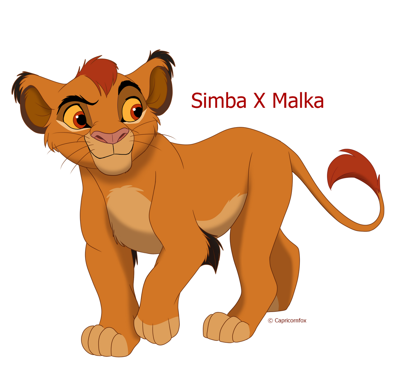 MGA Simba X Malka by Capricornfox on DeviantArt
