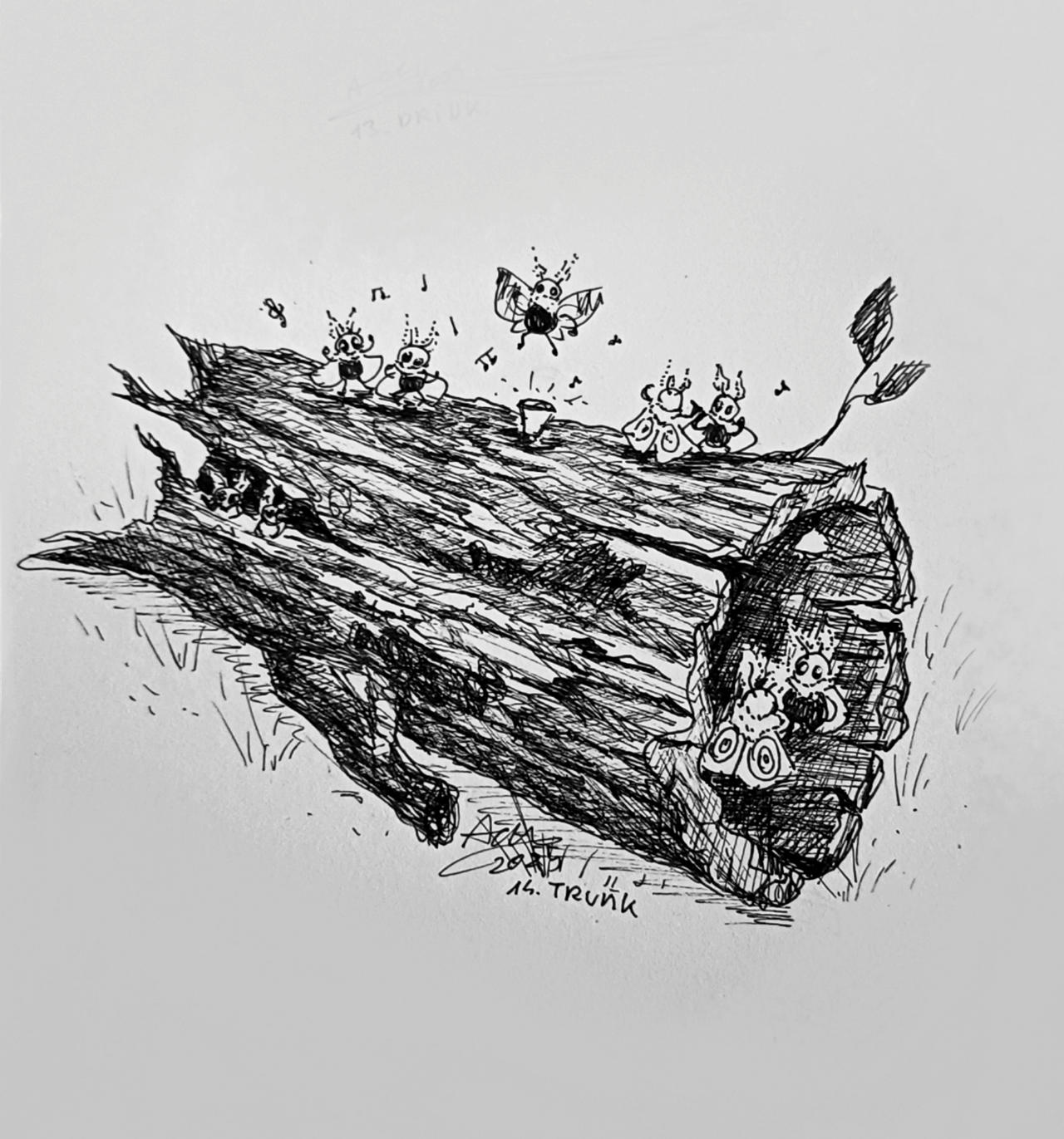 Trunk Inkober Inktober 14: Trunk by YoruHana1000 on DeviantArt