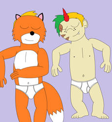 Sleeping in undies