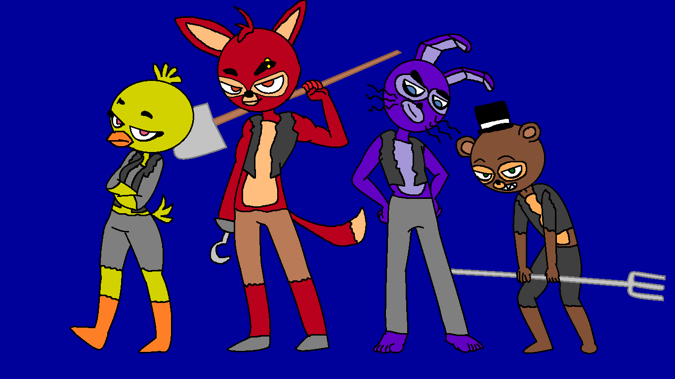 Fnaf 4 Gang by Basilisk2002 on DeviantArt