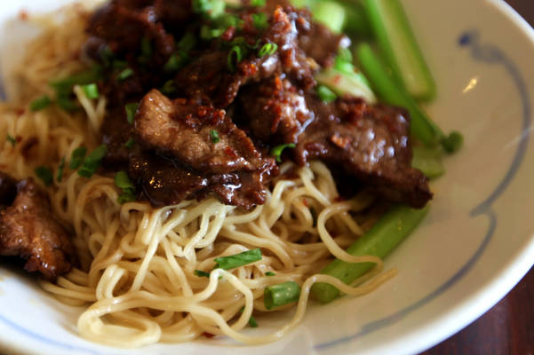 noodles with beef..