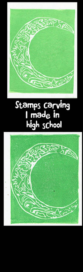 2 High school stamp prints