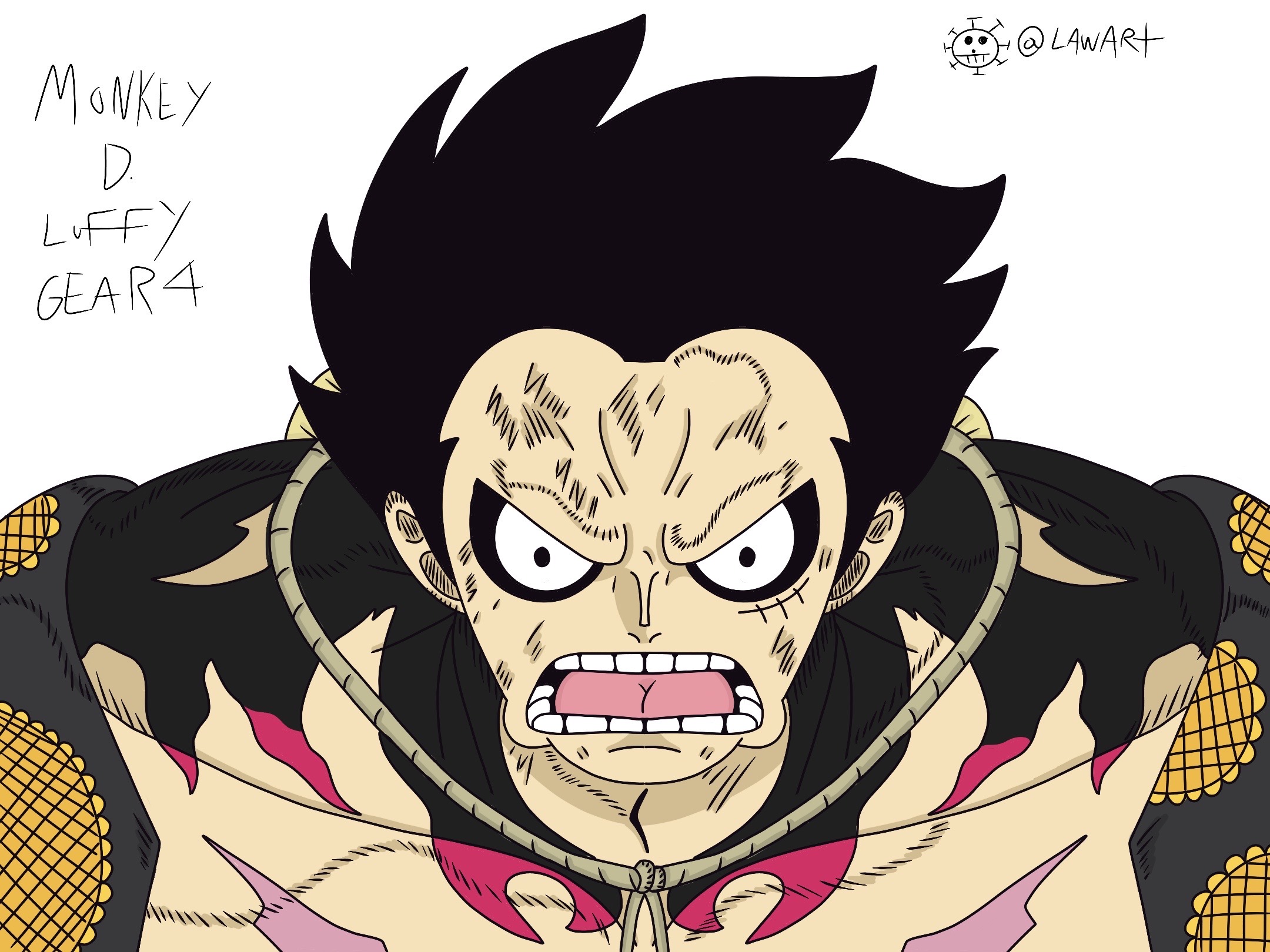 Gear 4 Luffy By KingCrim01 On DeviantArt gear-4-luffy-by-kingcrim01-on-deviantart