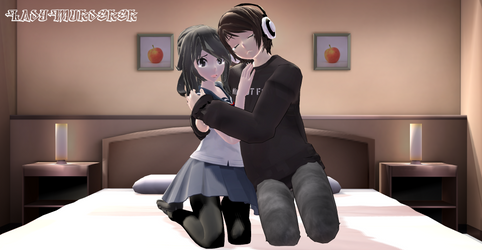 [MMD] Ayano And NickeyT Watching Titanic