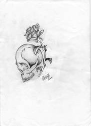 Skull + Rose