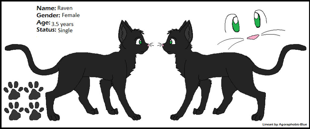 Raven- Felidae OC by BittyKitty1