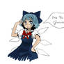 super fast super lineart 01 ( le cirno)~~~