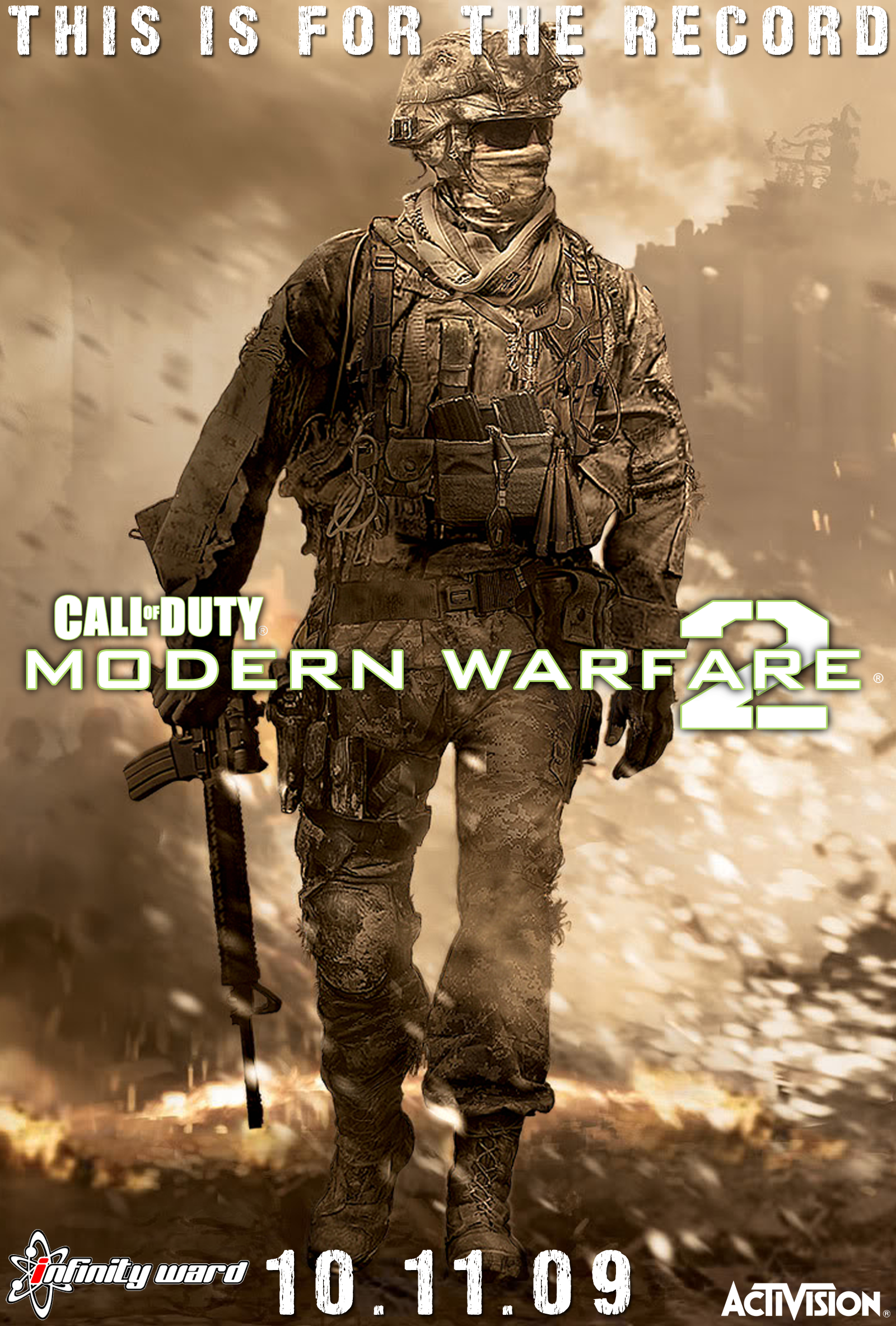 COD Modern Warfare 2 Remastered - Cover Art by MuuseDesign on DeviantArt