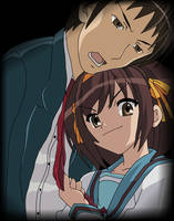 Haruhi and Kyon