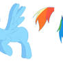 Rainbow Dash base 02