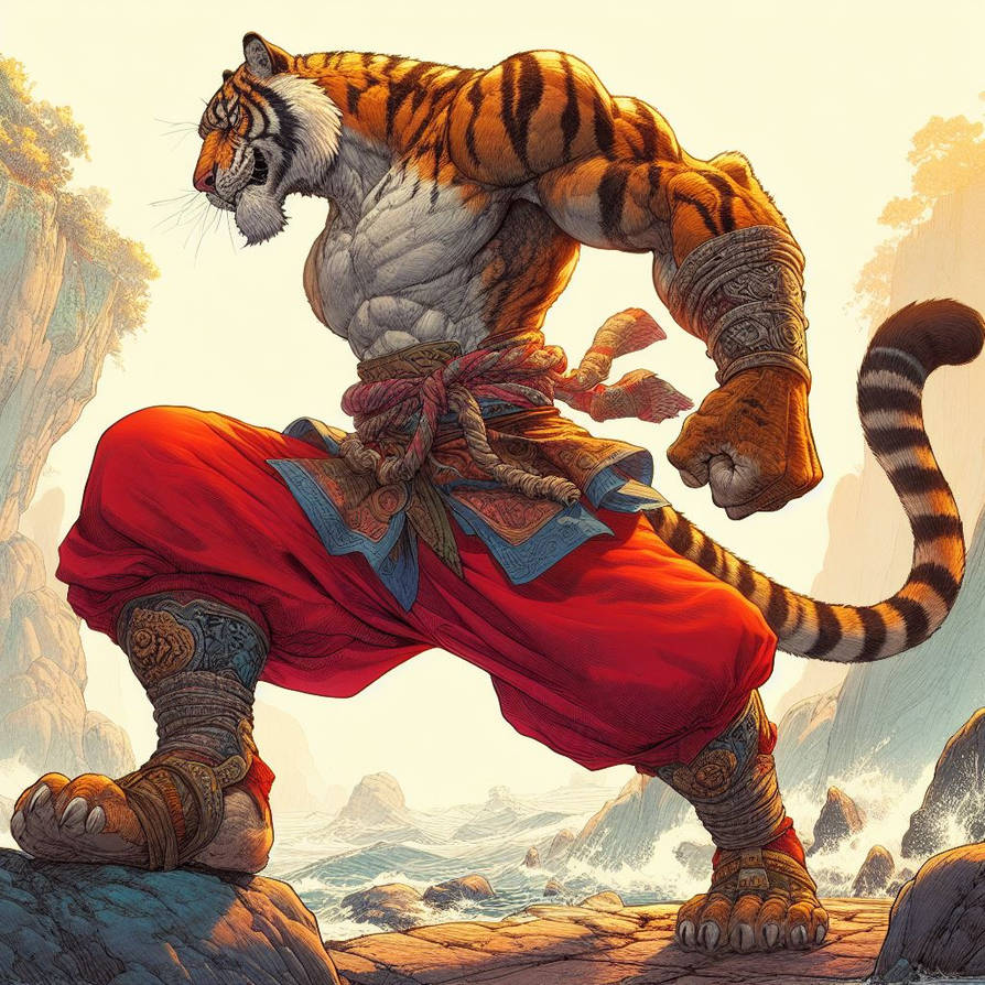 Ai Tiger Warrior 14 By Greyrat84 On Deviantart Ai Tiger Warrior 14 By Greyrat84 On Deviantart