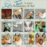 2012 Art Summary