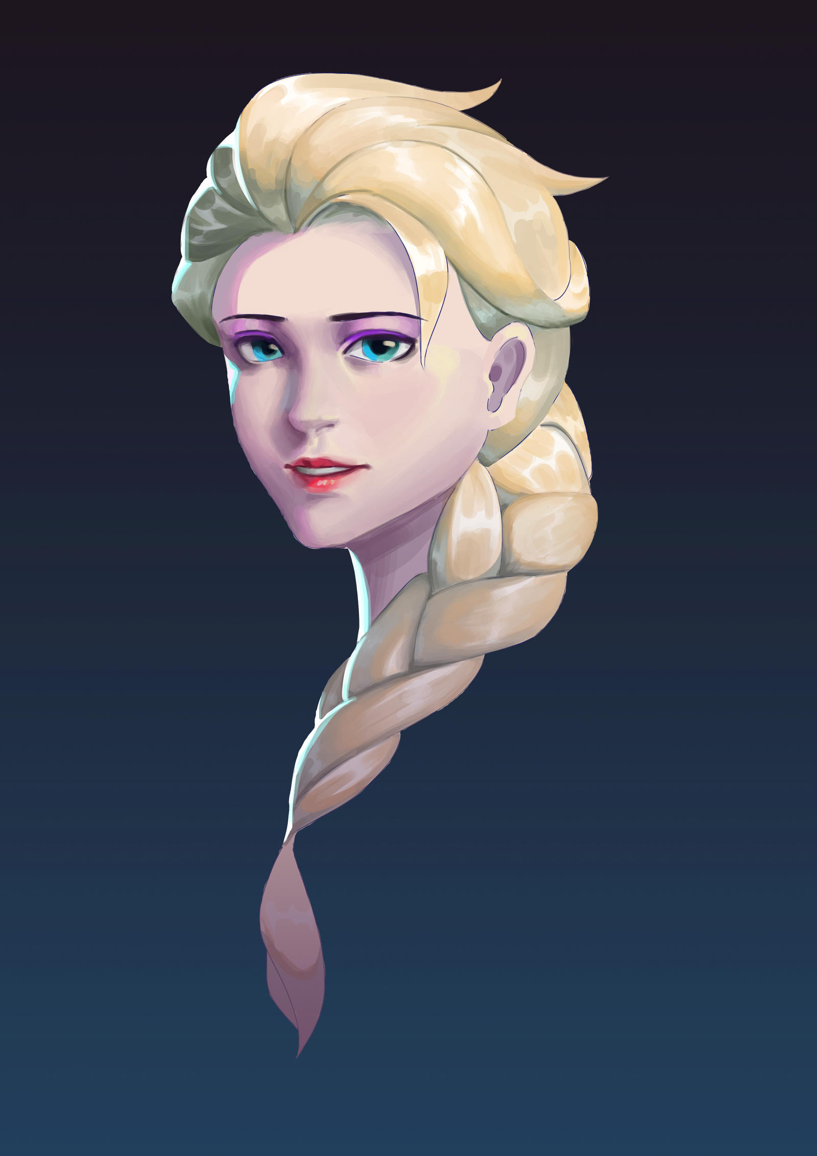 Elsa portrait(commission opens now) by insanerator on DeviantArt